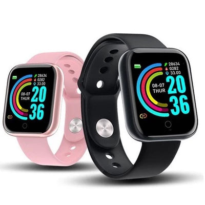 Smartwatch D20 - Relógio Inteligente y68 Esportivo Bluetooth Android/iOS