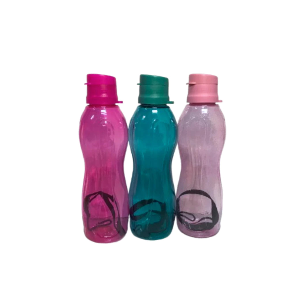 Garrafa De Água Squeeze Pet Plástico 500ml Com Diferentes Cores