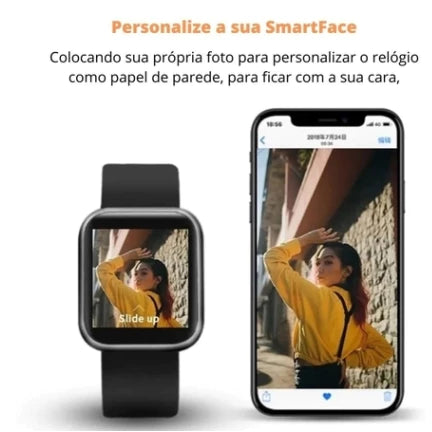 KIT Smartwatch D20 + Fone bluetoth M10 Compre mais e PAGUE MENOS