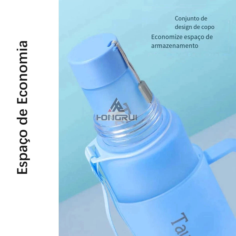 Kit 3 Garrafas de água Squeeze para Academia Com 1.2L e 800ml e 300ml